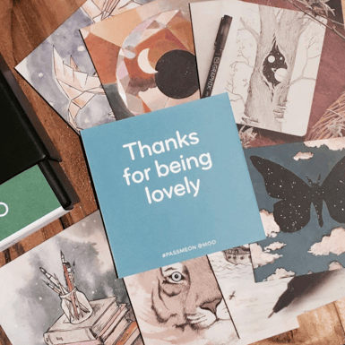 thank you cards - marketing materials