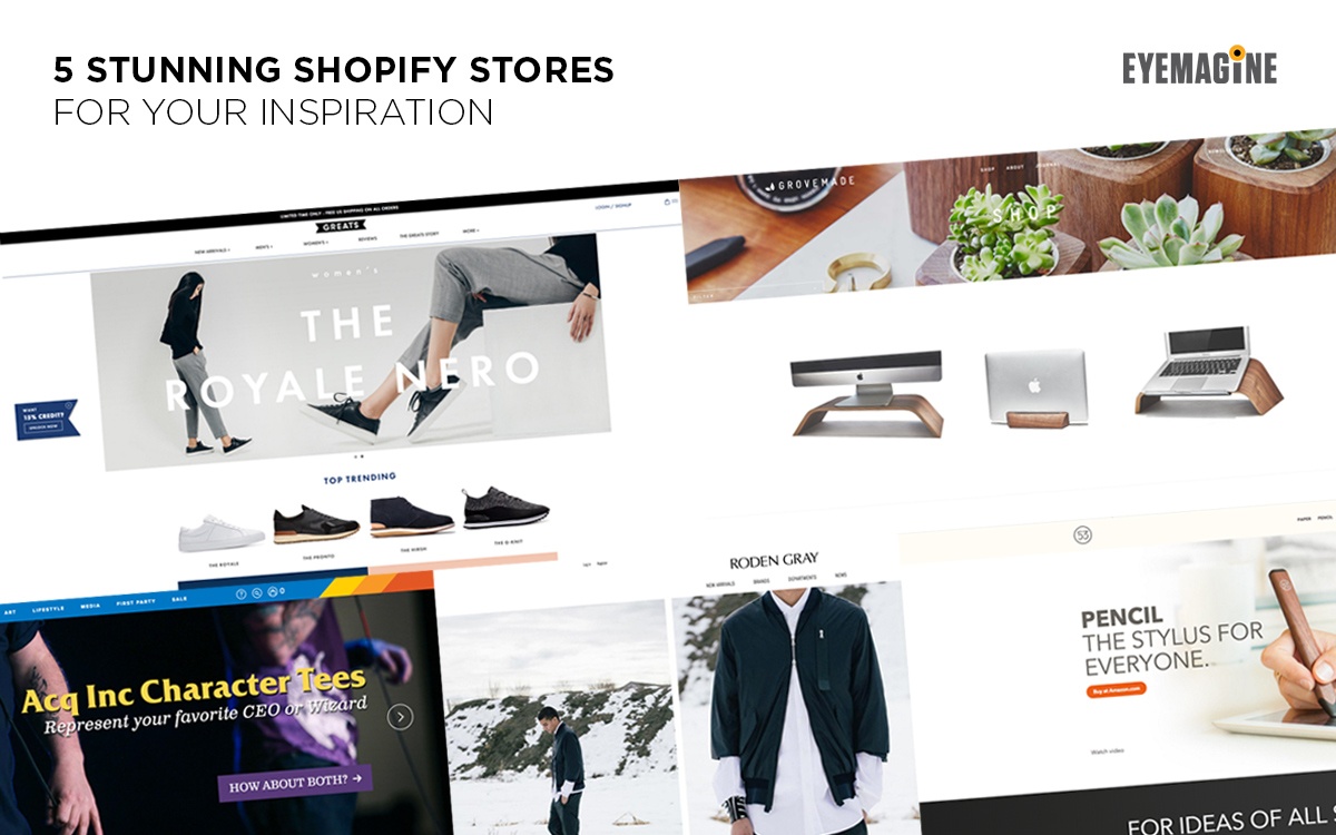 5 Stunning Shopify Stores For Your Inspiration