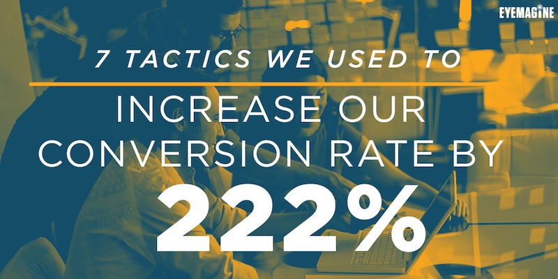 7 Tactics We Used to Increase Our Landing Page Conversion Rate by 222%